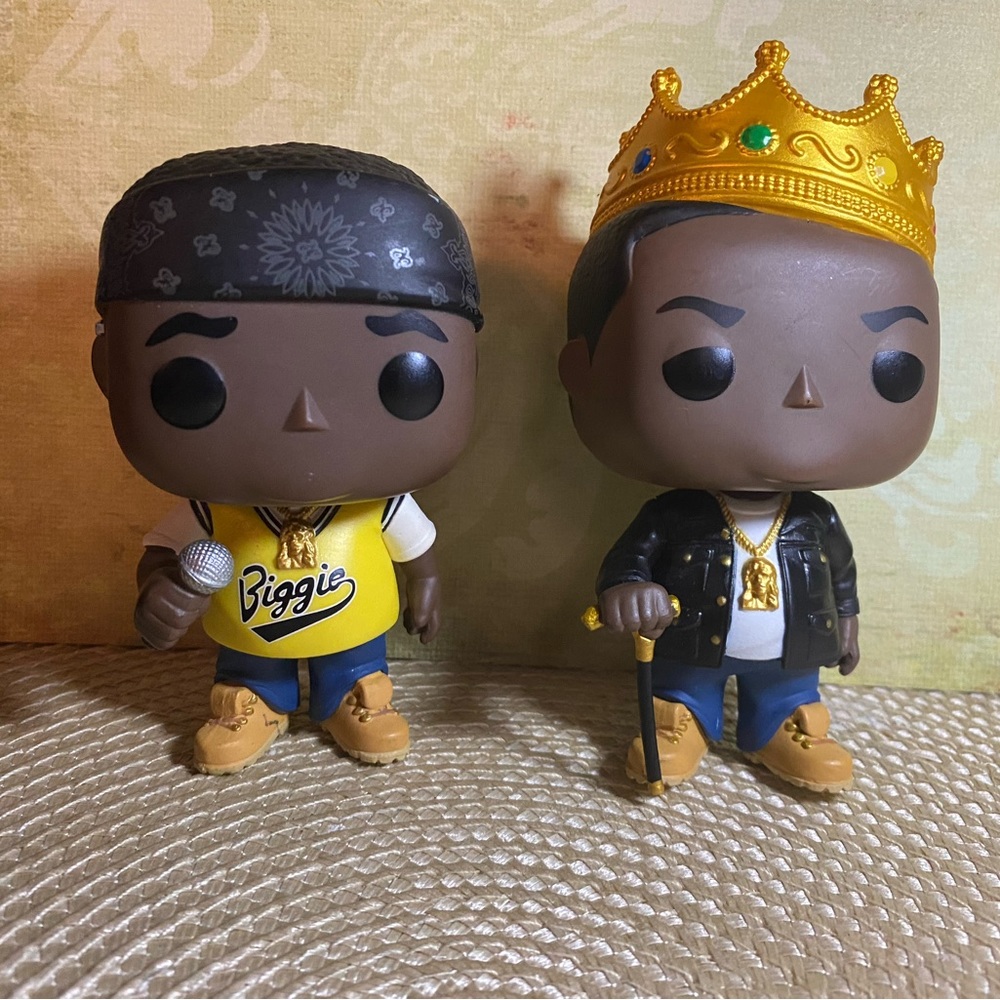 Set of 2 Biggie Funko Pops